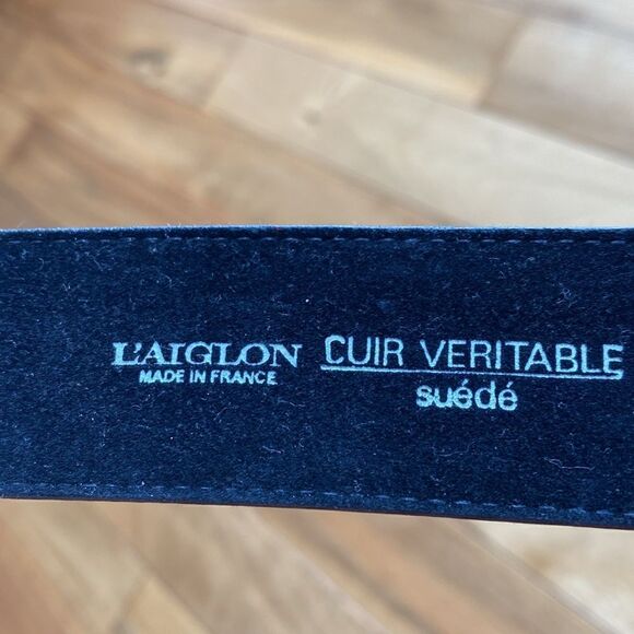 Vintage L’Aiglon leather belt - Picture 4 of 6